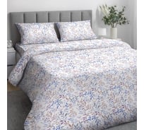 Комплект постельного белья Самойловский Текстиль бязь Евро, с наволочками 70x70 см Летний луг 790435