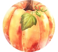 Подставка под горячее Nouvelle с пробкой, тыква, 16 см 4730245