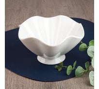 Салатник на ножке Nouvelle маршмеллоу, 18x18 см 0530146