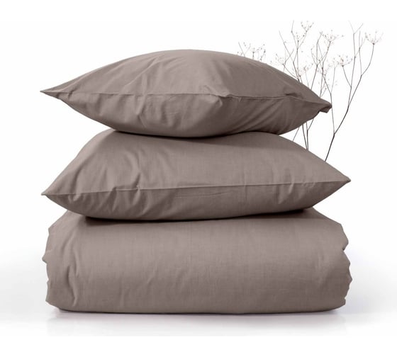 Пододеяльник Verossa Melange 180x215 см Mokko 776125