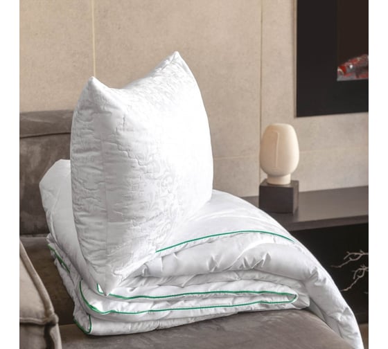 Одеяло Verossa Стёжка 200x220 см, бамбук/хлопок, 150 г/м2, Жаккардовые цветы 157827