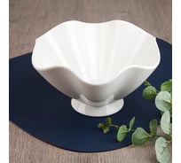 Салатник с ручками на ножке Nouvelle маршмеллоу, 20x20 см 0530148