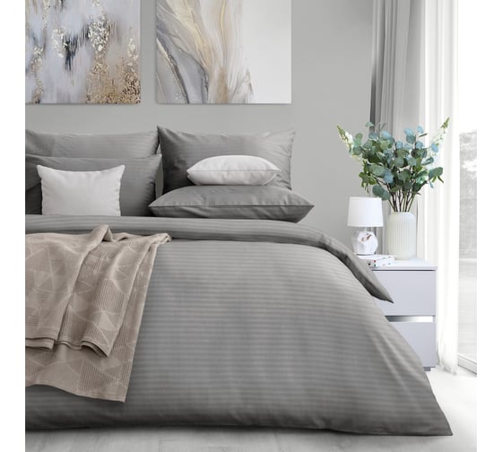 Набор наволочек Verossa Stripe 50x70 см Gray 735946