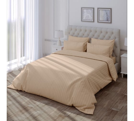 Пододеяльник Verossa Stripe 148x215 см Bronze 753273
