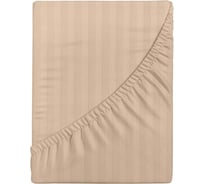 Простыня Verossa Stripe на резинке 180x200 см борт 30 см Bronze 784516