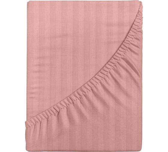 Простыня Verossa Stripe на резинке 180x200 см борт 30 см Rouge 784513