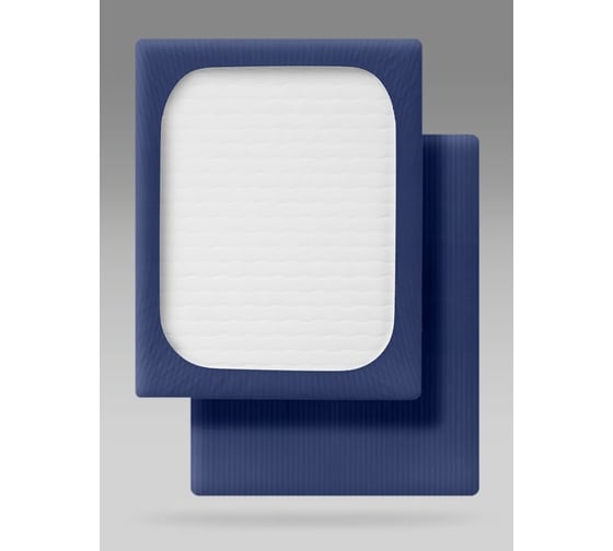 Простыня Verossa Stripe на резинке 180x200 см борт 30 см Indigo 784518