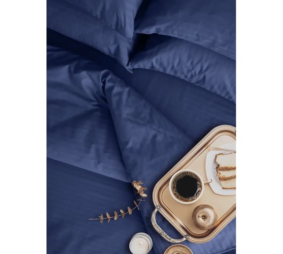 Простыня Verossa Stripe на резинке 180x200 см борт 30 см Indigo 784518