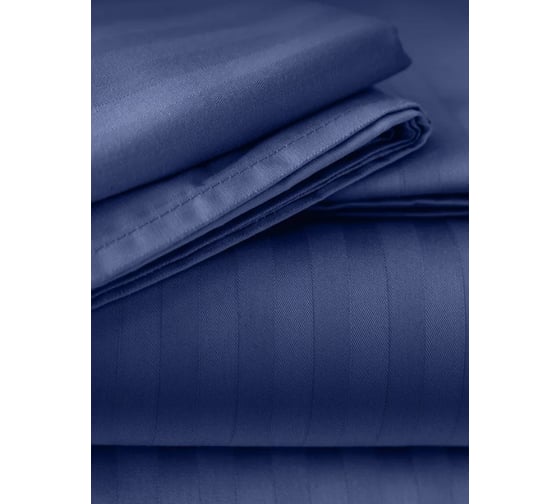 Простыня Verossa Stripe на резинке 180x200 см борт 30 см Indigo 784518