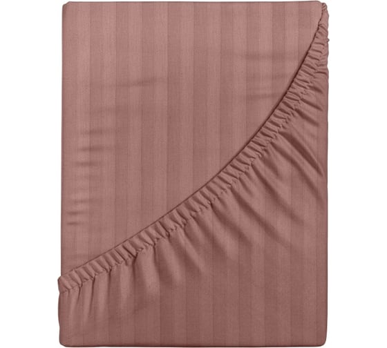 Простыня Verossa Stripe на резинке 180x200 см Ash 753310 1