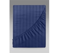 Простыня Verossa Stripe на резинке 160x200 см борт 30 см Indigo 784505