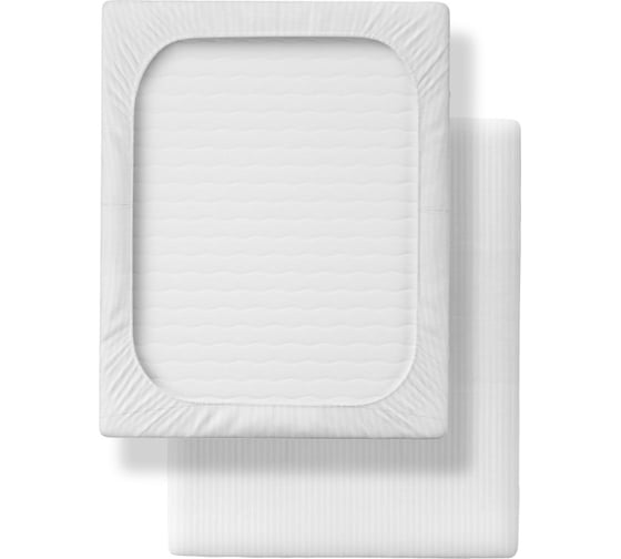 Простыня Verossa Stripe на резинке 200x200 см Royal 712622