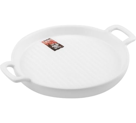 Керамическое круглое блюдо PERFECTO LINEA Asian 23.5x18.5x2.5 см, белое 17-112350