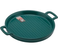Керамическое круглое блюдо PERFECTO LINEA Asian 23.5x18.5x2.5 см, зеленое 17-132350