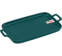 Керамическое прямоугольное блюдо PERFECTO LINEA Asian 29x15x2.5 см, зеленое 17-132915