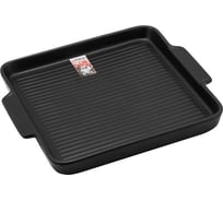 Керамическое квадратное блюдо PERFECTO LINEA Asian 24.5x21.5x2.3 см, черное 17-124212