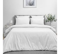 Комплект постельного белья Волшебная Ночь Warm white поплин, семейный, с наволочками 70/70 782139
