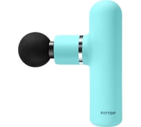 Перкуссионный массажер Fittop super mini v бирюзовый FSM973 BLUE