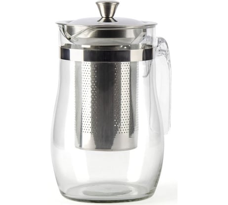 Стеклянный заварочный чайник BAROUGE BF-513/30 с металлическим ситом, 900 мл BF-513 900 мл/чайник