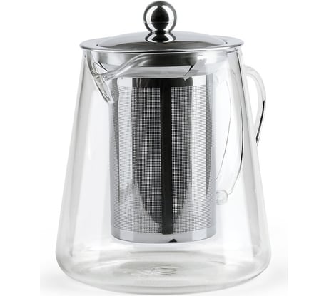 Стеклянный заварочный чайник BAROUGE BF-509/30 SEVEN IDEAS с металлическим ситом, 750 мл BF-509 750 мл/чайник