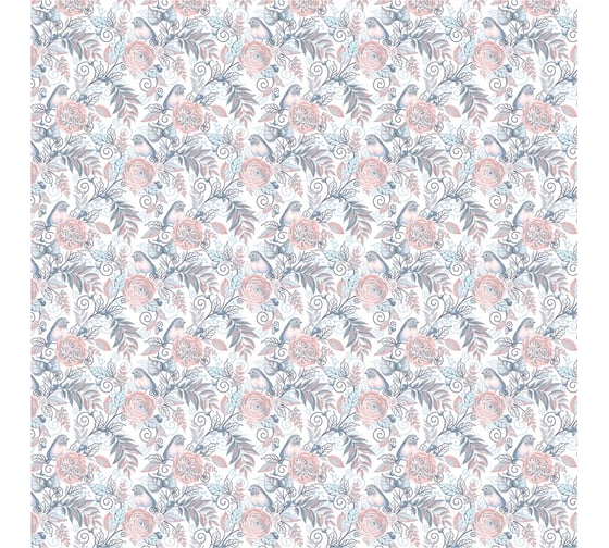Скатерть Verossa хлопок 144x200 см Птички серые 757401 1