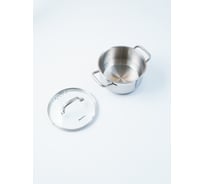 Стальная кастрюля Boverri со стеклянной крышкой, 3.2 л 20929