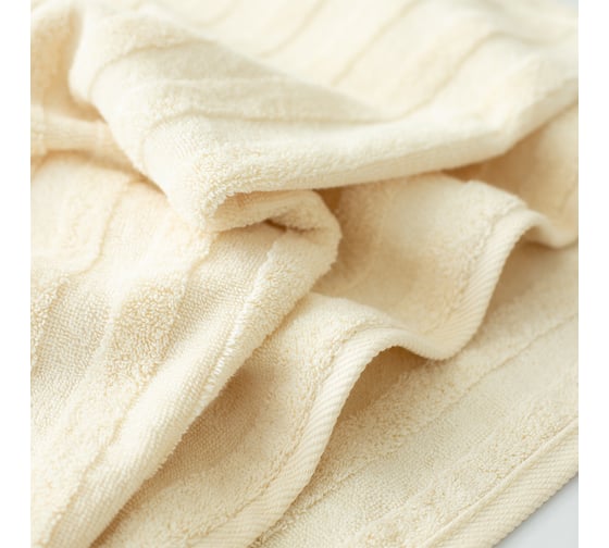 Махровое полотенце Verossa 50/90 Stripe Экрю, 500 г/м2 734485