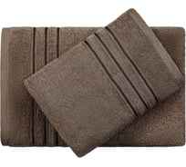 Махровое полотенце Самойловский Текстиль 50/90 Верона Темно-коричневое, 400 г/м2 761445