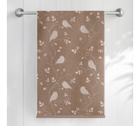 Махровое полотенце Самойловский Текстиль 50/90 Форест 3 Мокко/светло-бежевое, 420 г/м2 761495