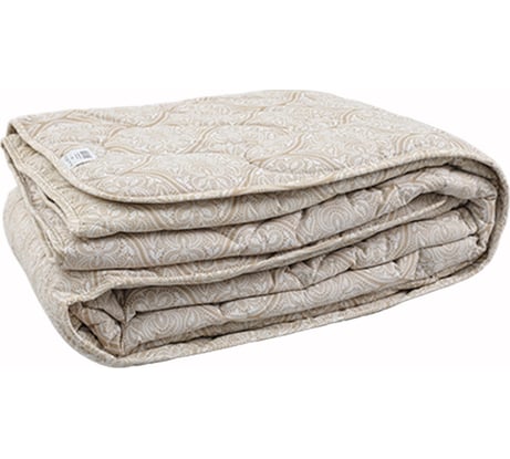 Одеяло Волшебная Ночь 140x205, стёжка, льняное волокно, 300 г/м2, льняное кружево 733138