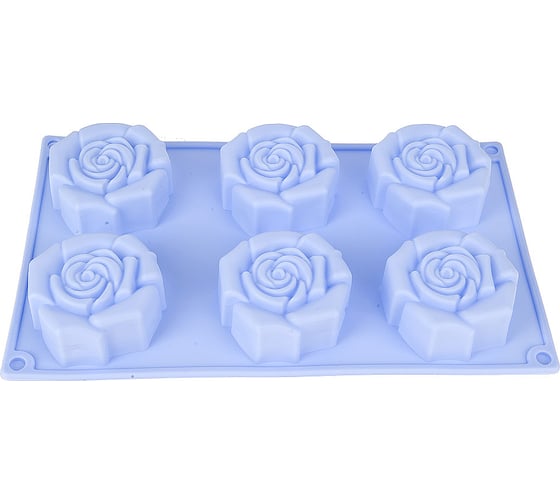 Форма для выпечки Nouvelle 6 ячеек, роза, 28.5x17 см 9902611-2