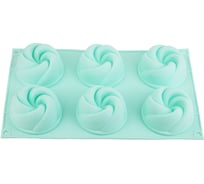 Форма для выпечки Nouvelle Цветочный аромат 6 ячеек, 29.5x17 см 9902610-4