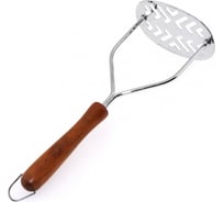 Картофелемялка Мультидом хром деревянная ручка AN50-32