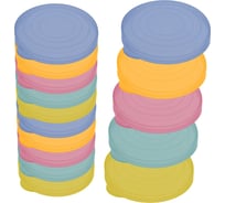 Набор крышек для банок Мультидом Радуга 10 шт ЭМ76-96