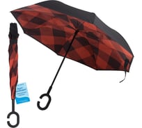 Зонт Мультидом наоборот Элегантная клетка FX24-61