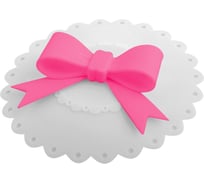 Силиконовая крышка-присоска для чашек и банок Мультидом Бантик 4 цвета VL80-102