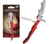 Многофункциональный штопор-открывалка Мультидом размер 12х2х1.2 см NEW DA13-32