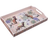 Поднос Мультидом Исчезающая красота размер 41х28х6 см МТ18-150