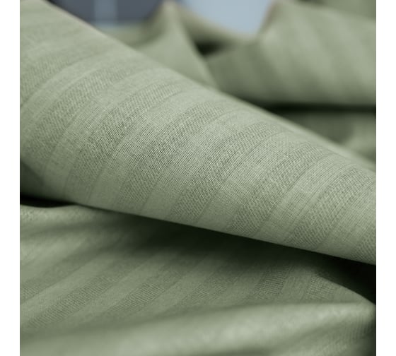 Простыня Волшебная Ночь Smoke Green на резинке, поплин, 140/200 782098