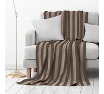 Покрывало Волшебная Ночь рогожка, 200/220, зебра-капучино 777168