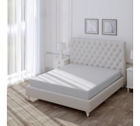 Простыня Волшебная Ночь Gray Cloud на резинке, поплин, 140/200 782096