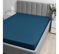 Простыня Волшебная Ночь Deep blue на резинке, поплин, 200/200 789247