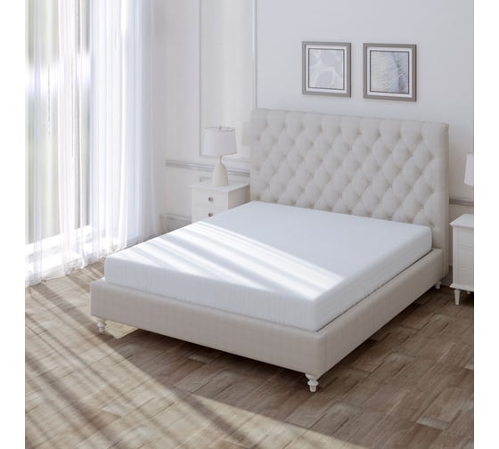 Простыня Волшебная Ночь Warm white на резинке, поплин, 180/200 782103