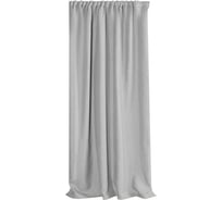 Штора Волшебная Ночь рогожка, 165/270, пепельно-серый 777123