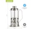 Френч-пресс BAROUGE Traditional choice, стеклянный, цвет серебро, 350 мл BF-701/60 BF-701 350 мл/фрэнч 2