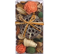 Набор сухоцветов из натуральных материалов Вещицы, с ароматом апельсина, Д200 Ш105 В60, короб YW-SUH35