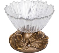 Фруктовница-конфетница BOGACHO Боа стекло, бронзового цвета 52853/Б/Аврора14