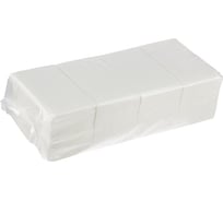 Двухслойные салфетки ООО Комус 33x33 см белые 18 сложений 200 шт 837551