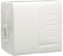 Двухслойные салфетки ООО Комус 33x24 см белые 16 сложений 200 шт 982679