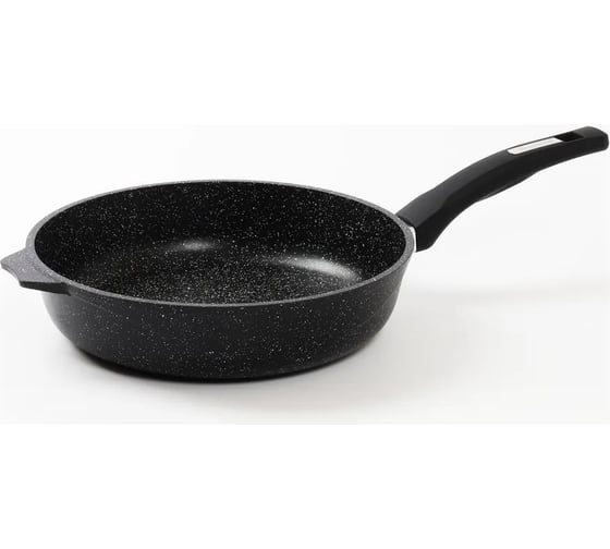 Индукционная сковорода Мечта 22 см с антипригарным покрытием гранит black. induction pro 22802И